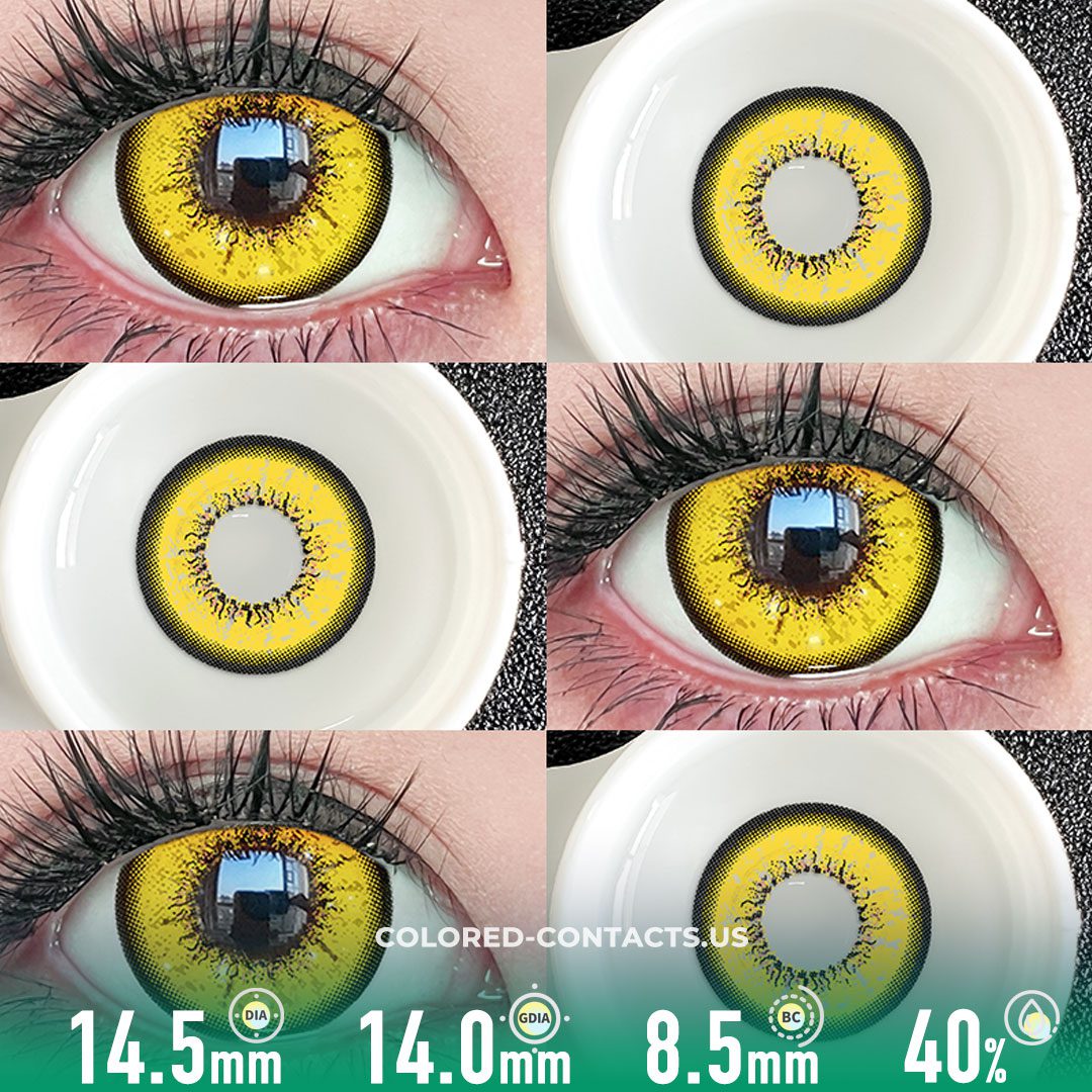 Ai Kotoba Anime Eye Brown Colored Contacts