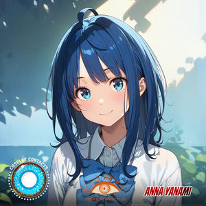 Anna Yanami Cosplay Blue Contact Lenses
