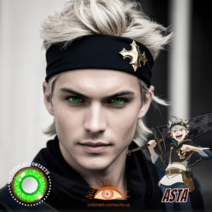 Asta Cosplay Green Contact Lenses