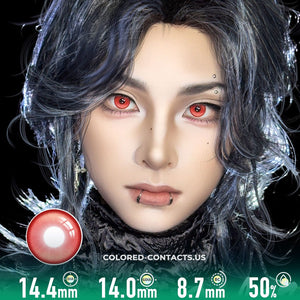 Blood Mist Crimson Colored Contacts