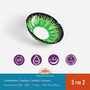 Catwoman Cosplay Contact Lenses