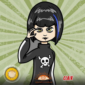 Monster High : Clair Cosplay Contact Lenses