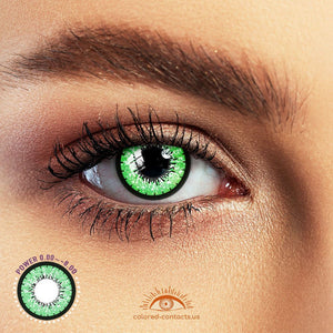 Color Master Green Anime Eyes Colored Contacts