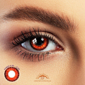 Color Rays Red Anime Eye Colored Contacts