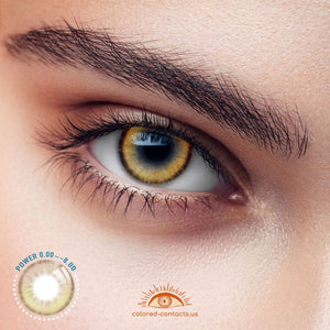 Comet Glow Brown Colored Contacts