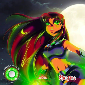 DC Starfire Cosplay Contact Lenses