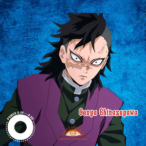 Demon Slayer Genya Shinazugawa Cosplay Contact Lenses