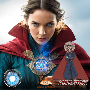 Doctor Strange Cosplay Blue Contact Lenses