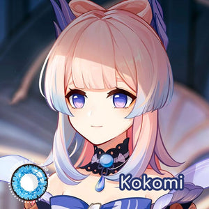 Genshin Impact Kokomi Cosplay Contact Lenses