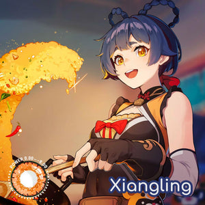 Genshin Impact Xiangling Cosplay Contact Lenses