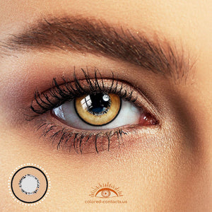 Harajuku Storm Brown Anime Colored Contacts