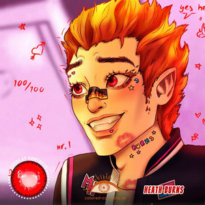 Monster High : Heath Burns Cosplay Contact Lenses