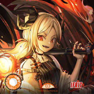 Arknights : Ifrit Cosplay Contact Lenses
