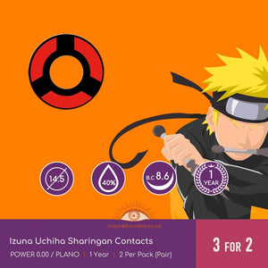 Izuna Uchiha Sharingan Contacts