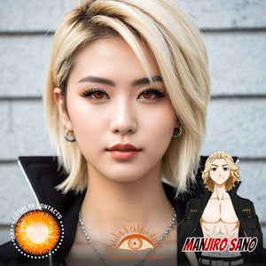 Manjiro Sano Cosplay Brown Contact Lenses