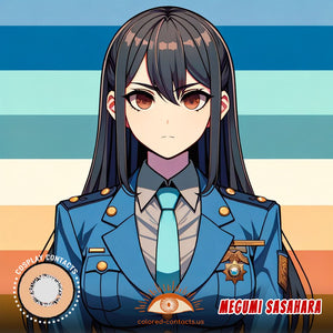 Megumi Sasahara Cosplay Contact Lenses