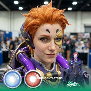 These Overwatch Moira Cosplay Contact Lenses Are About To Give You That Ultimate Geneticist Energy