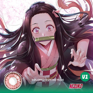 Nezuko Cosplay Contact Lenses