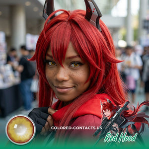 These NIKKE Red Hood Cosplay Contact Lenses Are About To Give You That Ultimate Grimms Squad Energy