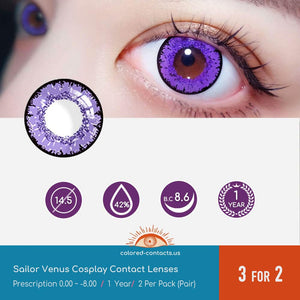 Sailor Venus Cosplay Contact Lenses
