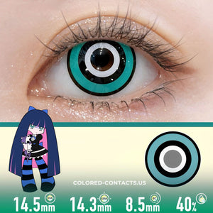 Panty & Stocking with Garterbelt: Stocking Cosplay Contact Lenses
