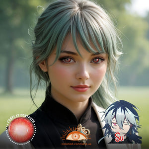 Honkai Impact 3rd: Su Cosplay Red Contact Lenses