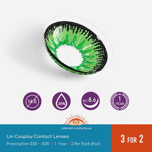 Tower of Fantasy : Lin Cosplay Contact Lenses