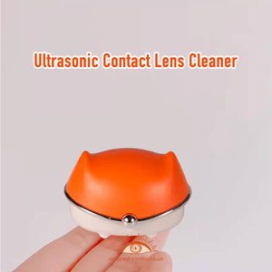 Lithium battery ultrasonic colored contacts cleaner
