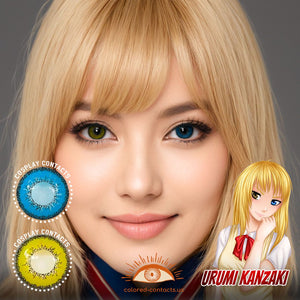 Urumi Kanzaki Cosplay Heterochromia Contact Lenses