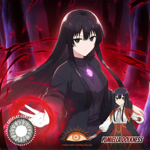 Yumiella Dolkness Cosplay Grey Contact Lenses