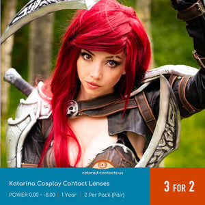 katarina Cosplay Contact Lenses