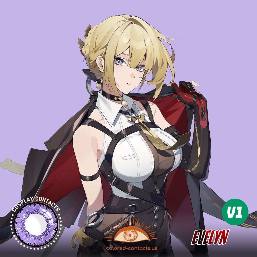 ZZZ: Evelyn Cosplay Violet Contact Lenses