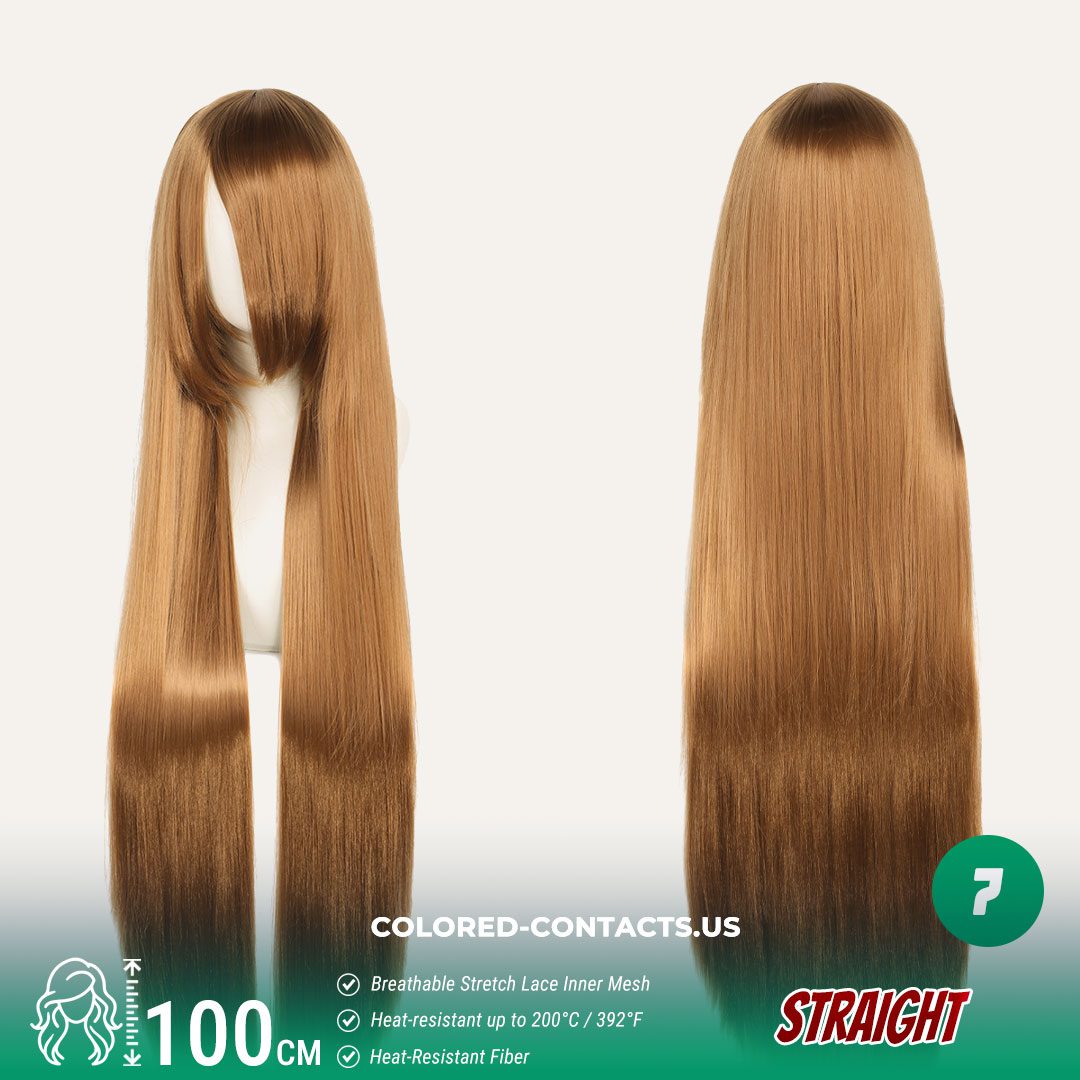 100cm Universal Straight Cosplay Wig - 18 Colors