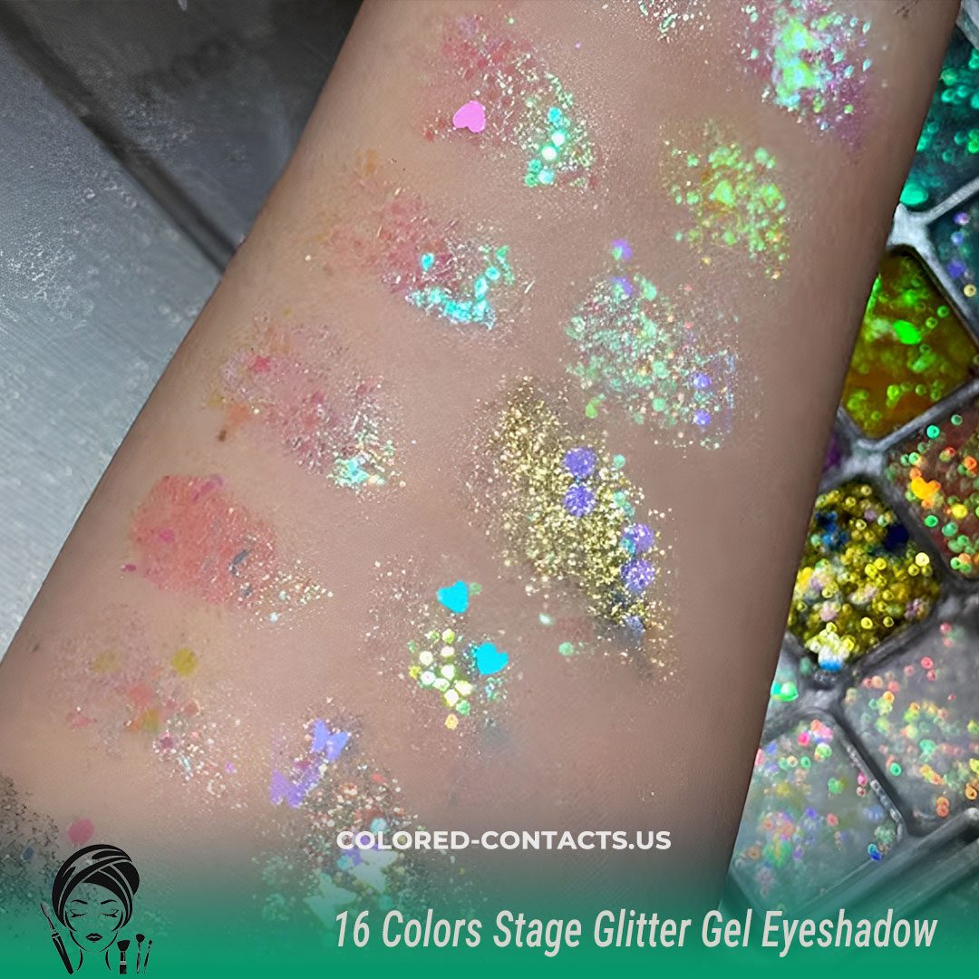 16 Colors Stage Glitter Gel Eyeshadow