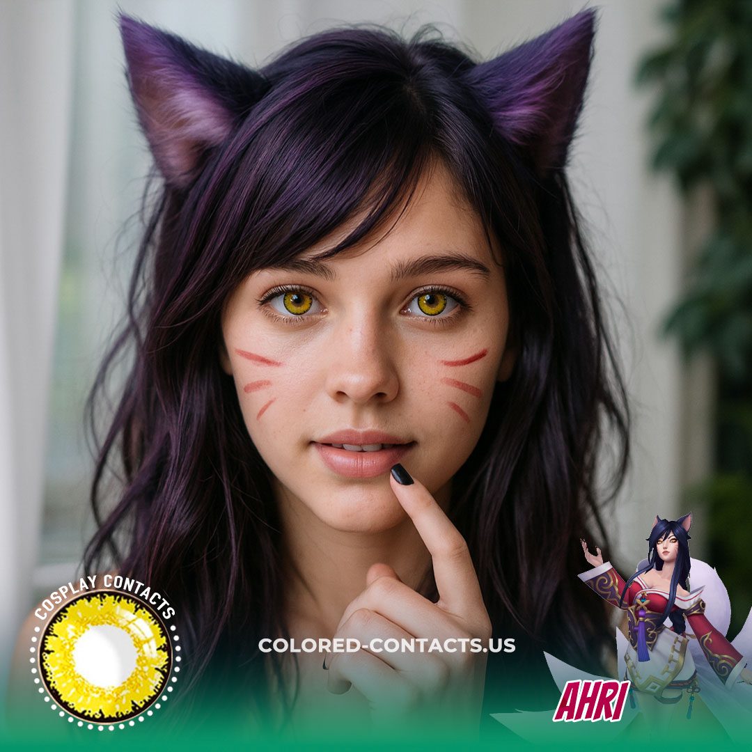 LOL : Ahri Cosplay Contact Lenses