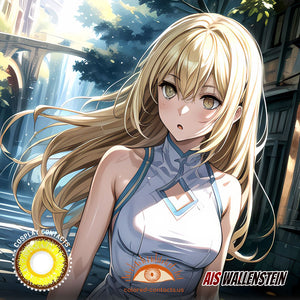 Ais Wallenstein Cosplay Yellow Contact Lenses