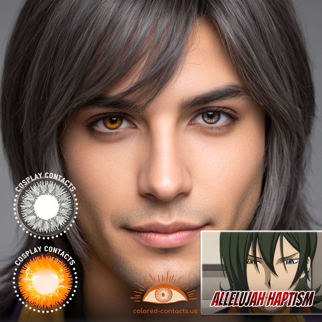 Allelujah Haptism Cosplay Heterochromia Contact Lenses