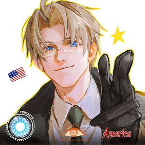 America Cosplay Contact Lenses