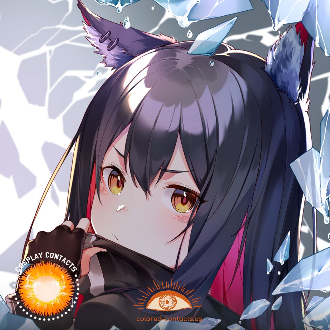 Arknights Texas Cosplay Contact Lenses