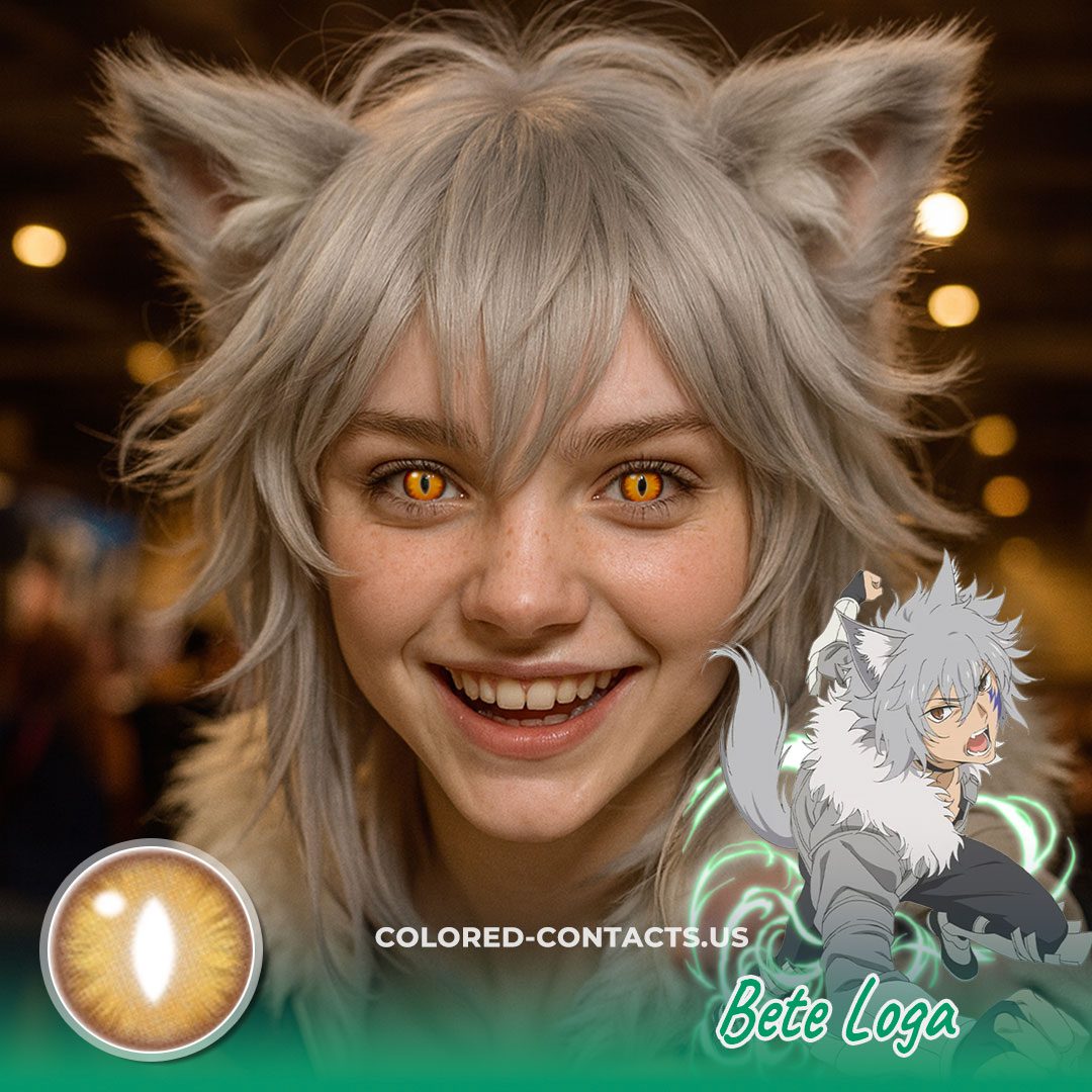 DanMachi : Bete Loga Cosplay Contact Lenses | 4-Piece Set