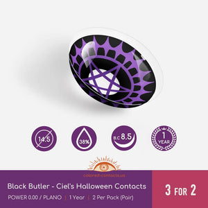 Black Butler - Ciel's Halloween Contacts
