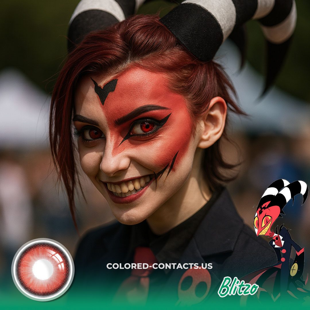 HB: Blitzo Cosplay Contact Lenses