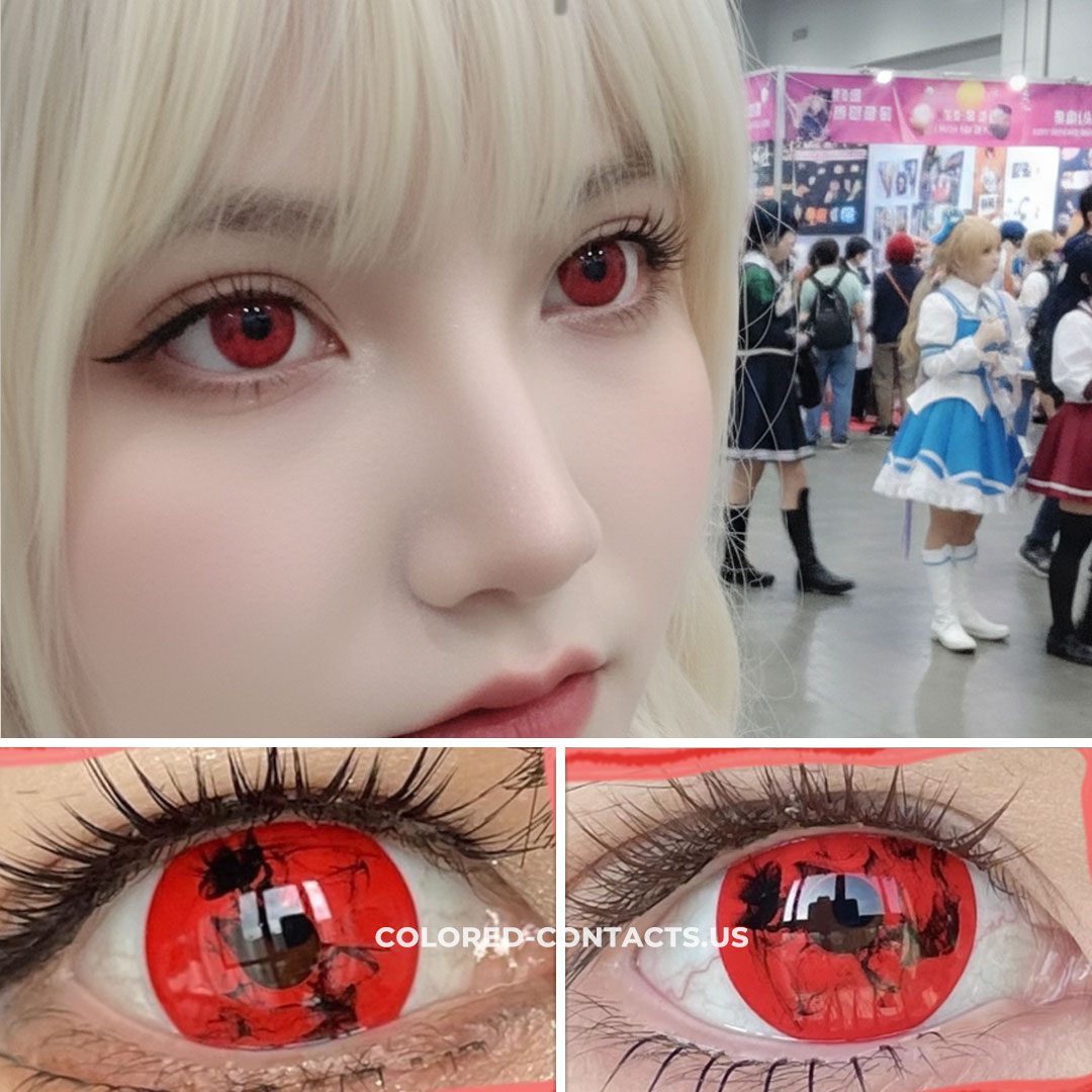 Blood Curse Red Crazy Lenses | 4-Lens Pack