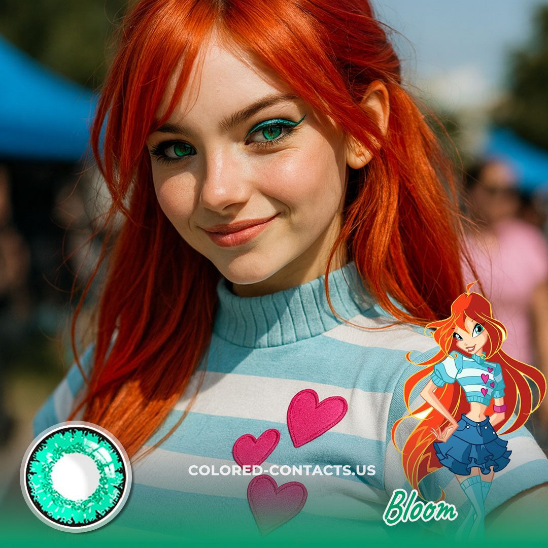 Winx Club Bloom Cosplay Contact Lenses