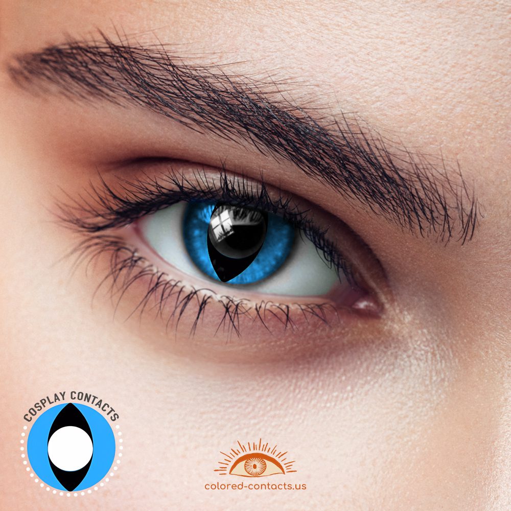 Blue Cat Eye Contacts