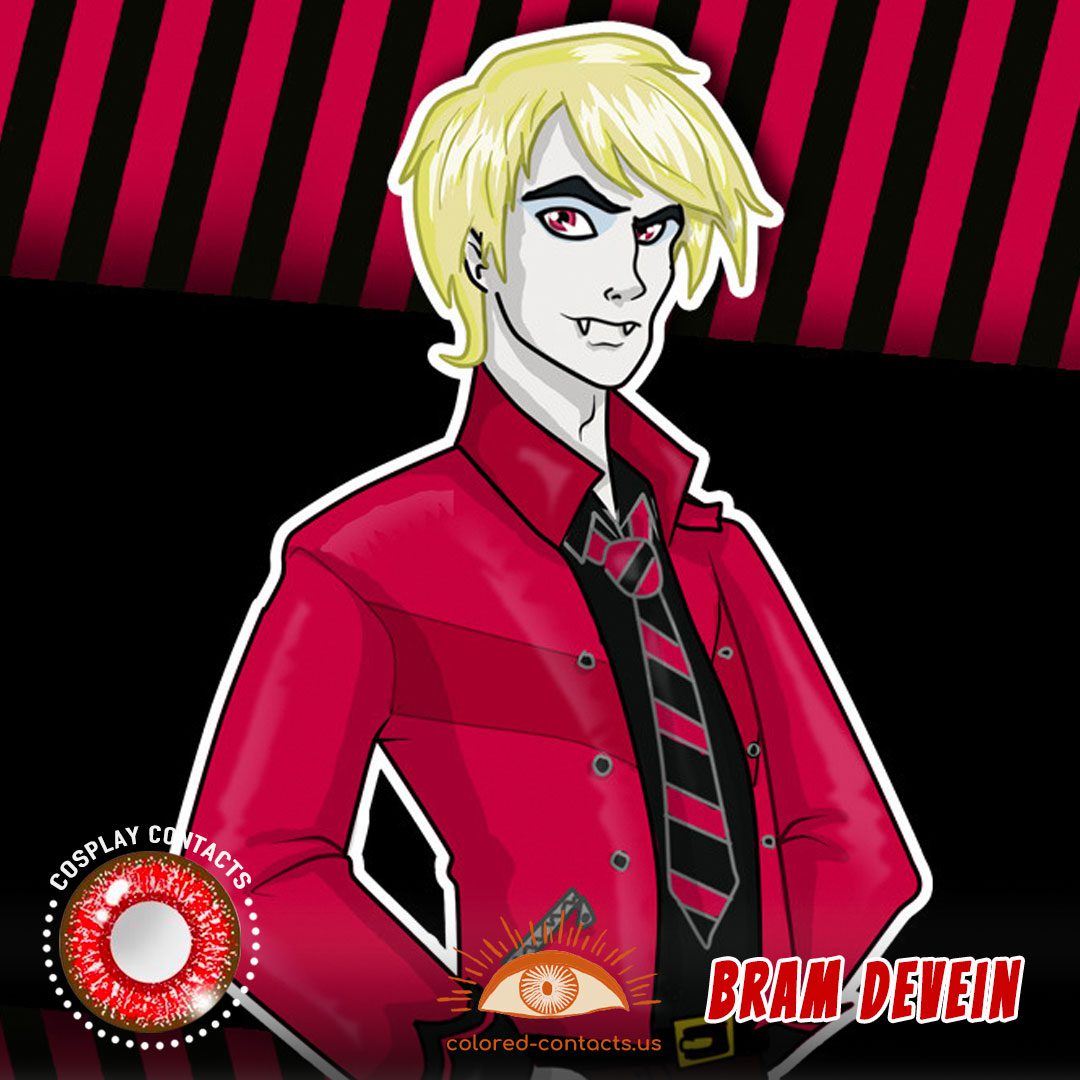 Monster High : Bram Devein Cosplay Contact Lenses