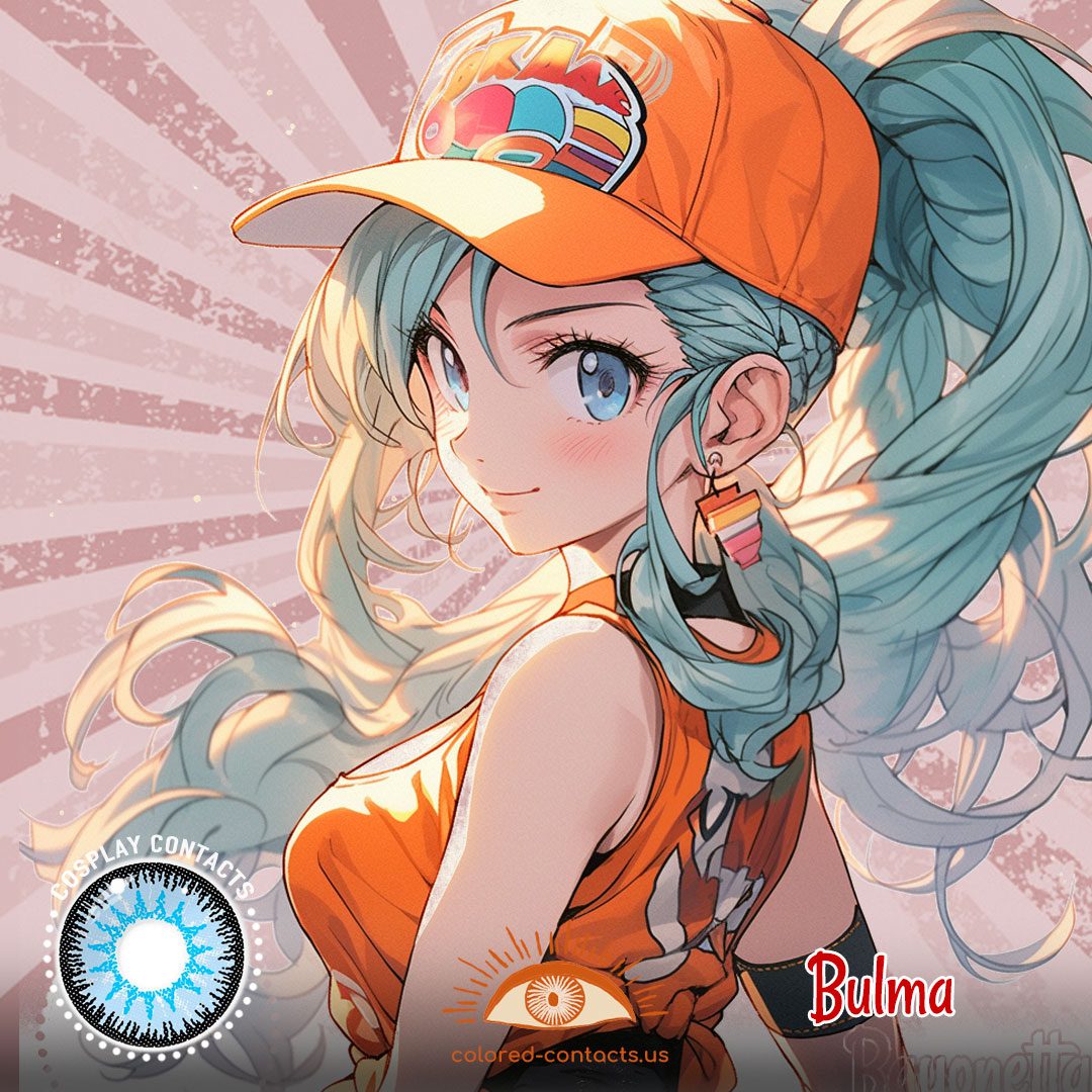 Bulma Cosplay Contact Lenses