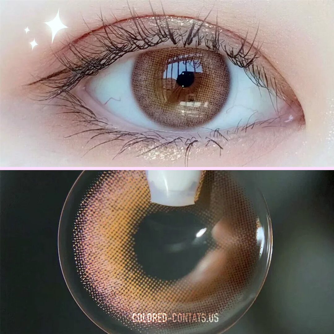 Cocoa Basilic Brown Contact Lenses