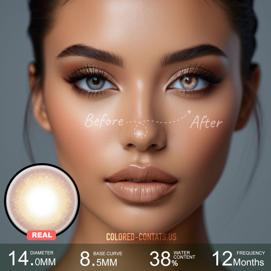 Cocoa Basilic Brown Contact Lenses