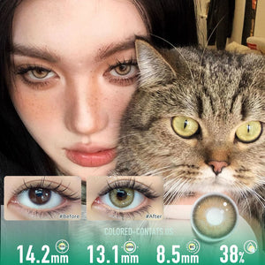 Mystic Brown Night Spirit Contact Lenses
